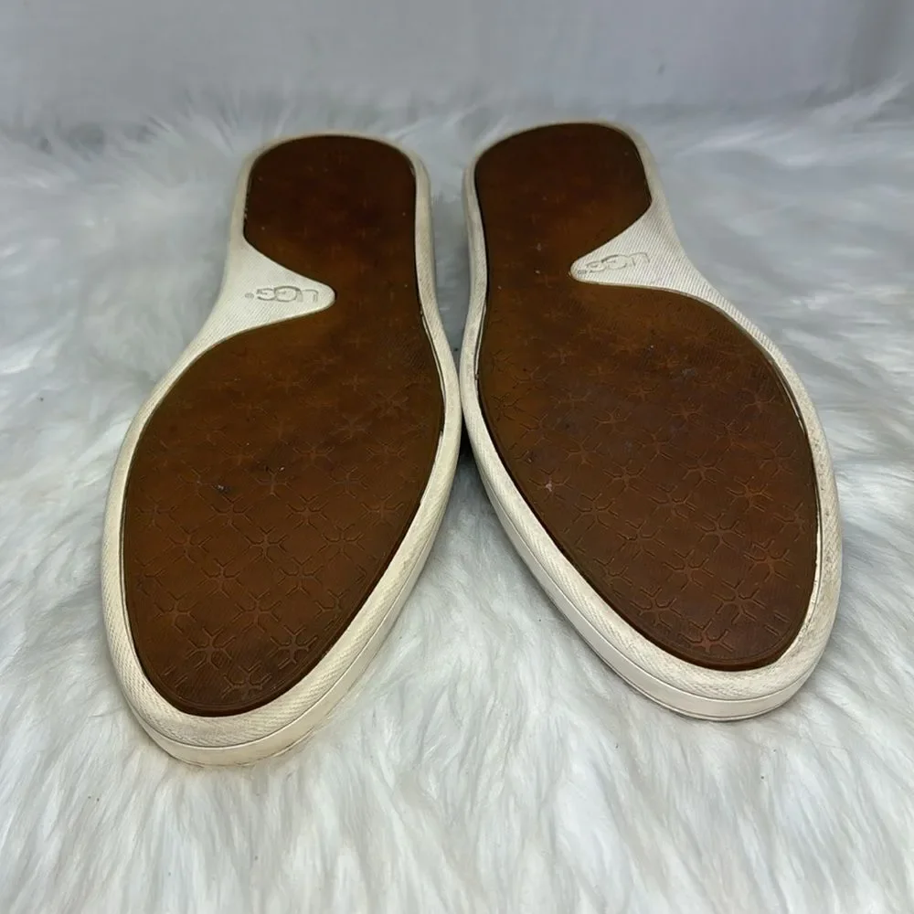 UGG Adley Perforated Suede Slip On‎ Sneakers Sz 7.5